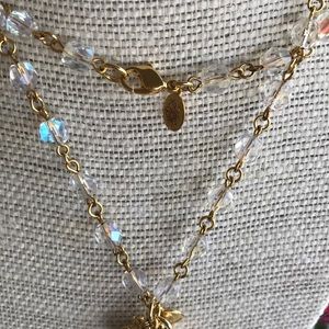 Kirks Folly Beaded Necklace with Angel